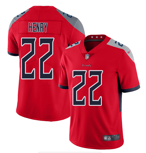 Men's Tennessee Titans #22 Derrick Henry 2019 Red Silver Inverted Legend Stitched NFL Jersey Men's Tennessee Titans #22 Derrick Henry 2019 Red Silver Inverted Legend Stitched NFL Jersey